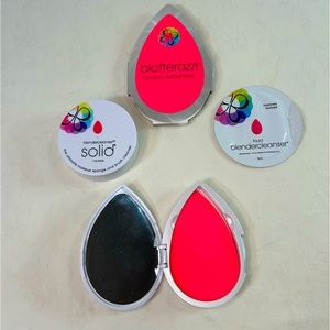 Beautyblender bundle -Blotterazzi Reusable Blotting Pad and solid cleanser